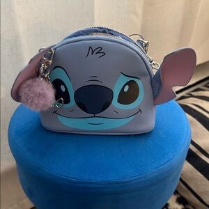 Stitch Blue Crossbody Bag